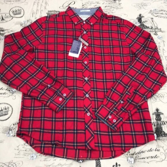HERITAGE Report Collection Plaid Flannel Shirt - Picture 3 of 6